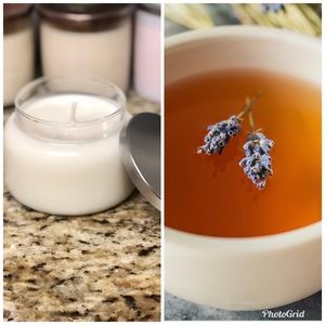 Shimmering Lavender Tea & Tonic Soy Candle